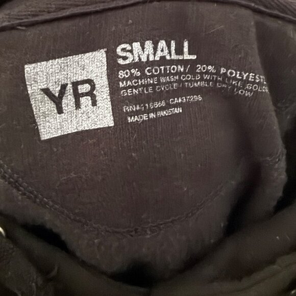 Young & Reckless Black Hoodie Size S - Picture 6 of 6